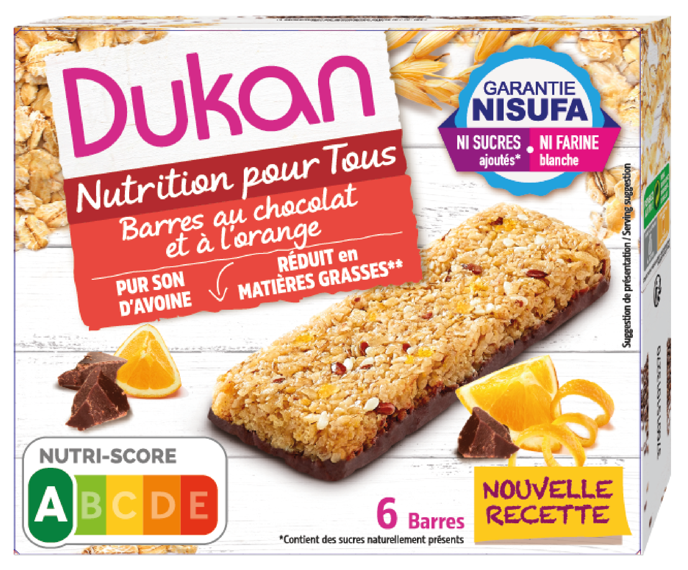 Barres au chocolat et orange - 3760151012464