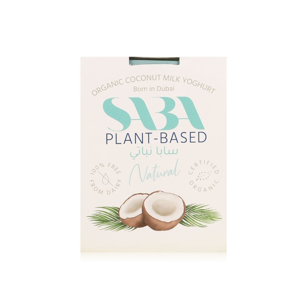 Saba Plant-Based yoghurt natural 115g - Waitrose UAE & Partners - 3760198786069
