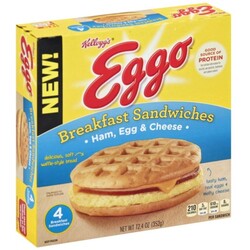 Eggo Breakfast Sandwiches - 38000136054