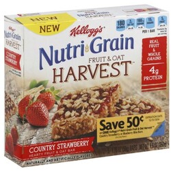 Nutri Grain Fruit & Oat Harvest Bar - 38000737381