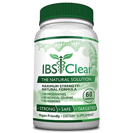 ? - 100% Natural IBS Relief with Vitamin D Psyllium Husk Fennel. 60 Vegan Friendly Capsules - 1 Bottle - 381643827866