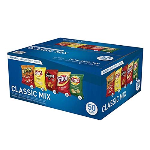 Evaxo Lay's Classic Variety Pack Snacks 50 oz .#B - 384921825059