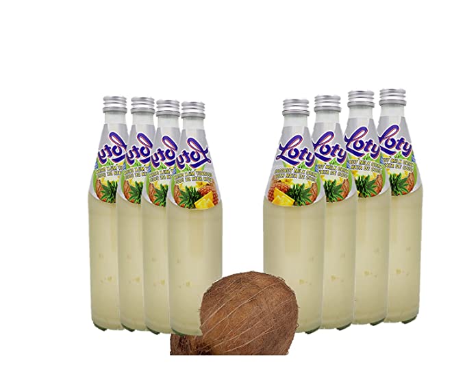 EVAXO LUV BOX VARIETY LOTY COCONUT MILK DRINKS , MANGO 16.4 OZ PACK OF 8 - 384921828296