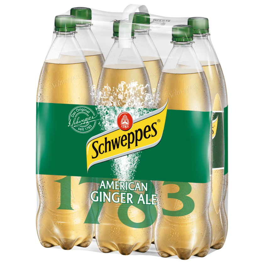 Schweppes Ginger Ale 6x1,25l - 4000140700187