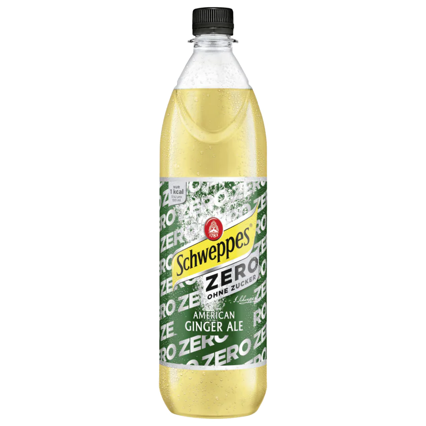 Schweppes American Ginger Ale Zero 1l - 4000140712135