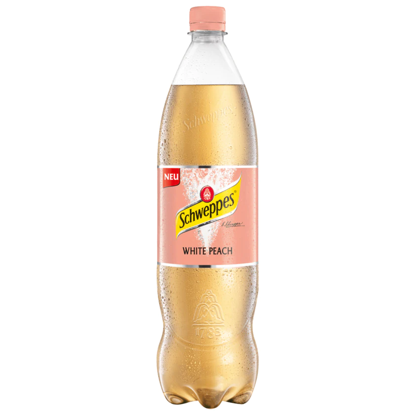 Schweppes White Peach 1,25l - 4000140714931