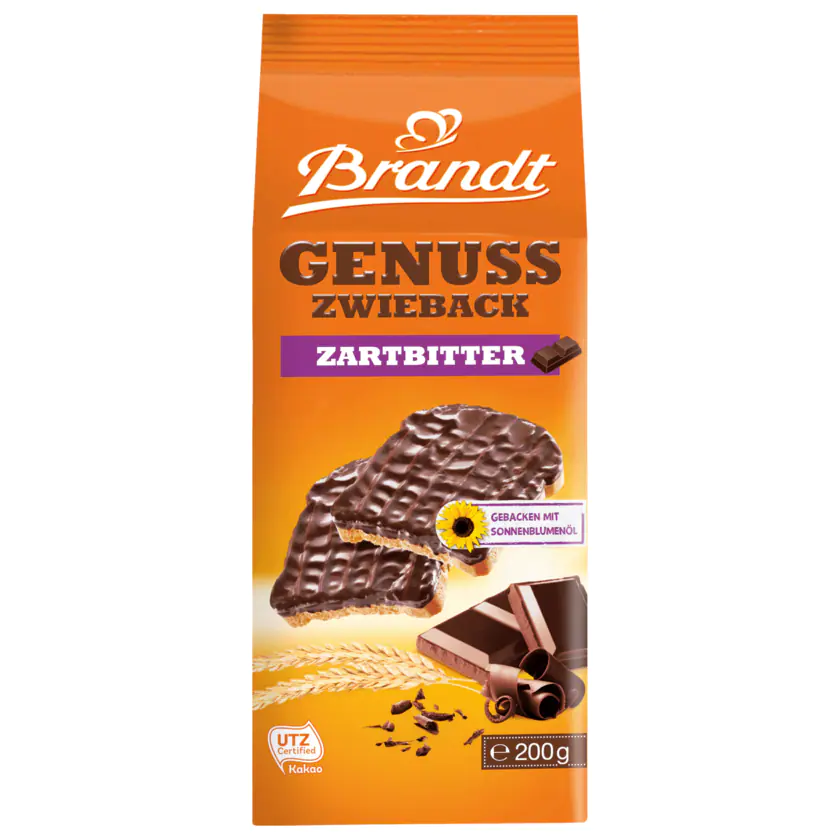Brandt Genuss-zwieback Zartbitter - 4000233001627