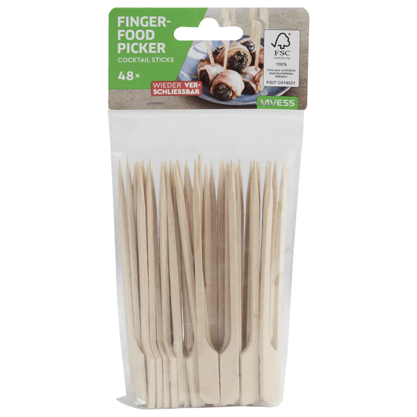 Vivess Fingerfood Picker 48 Stück - 4000270918155