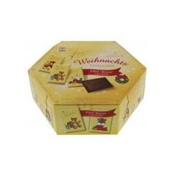 Feodora Weihnachts-Täfelchen Edel-Bitter - 4000323086008