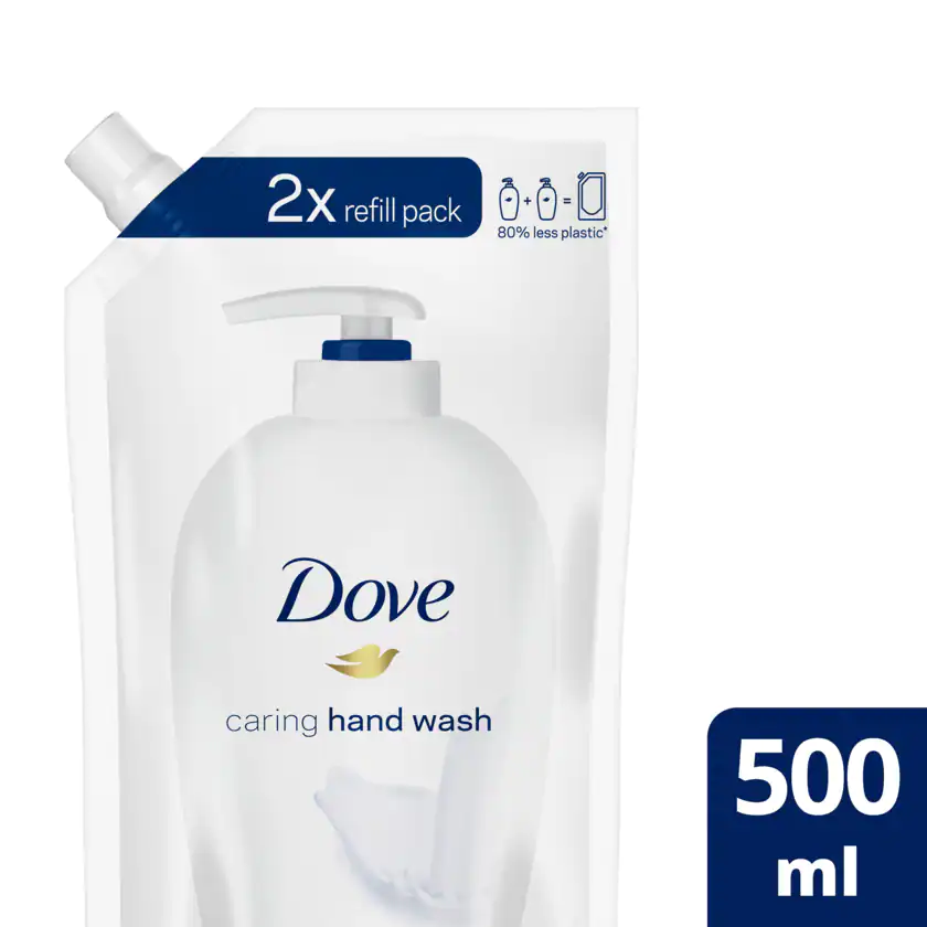 Dove Seife Pflegende Hand-Waschlotion Nachfüllbeutel 500 ml - 4000388179004