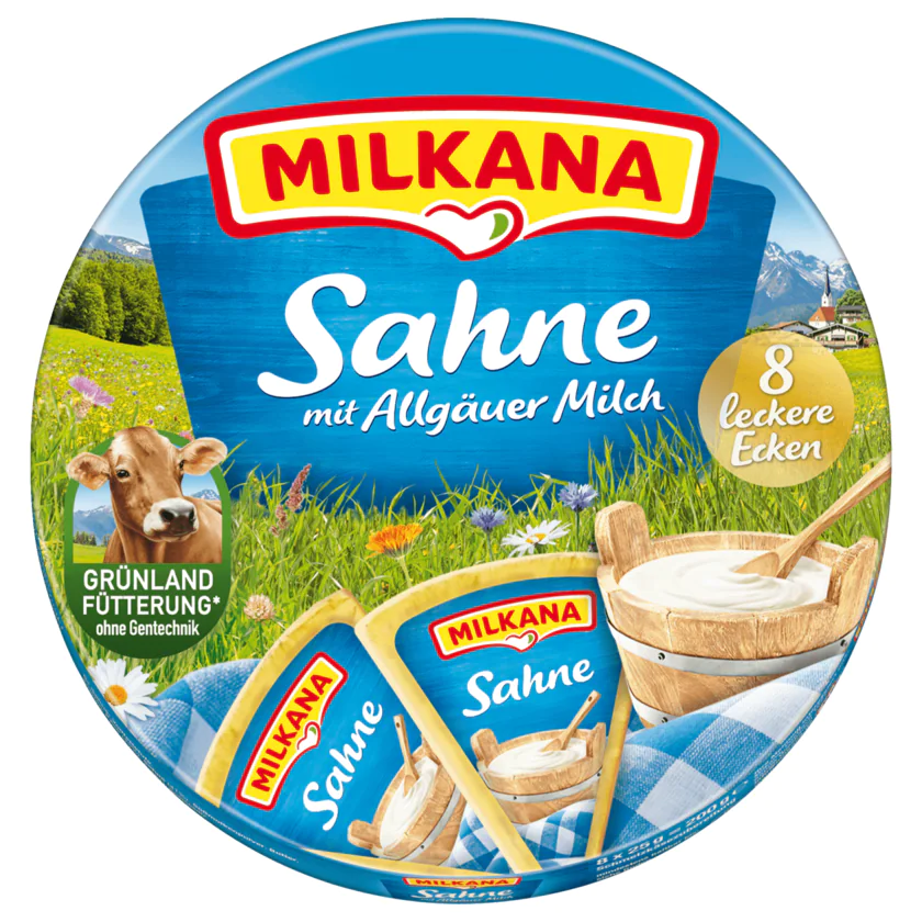 Milkana Sahne Runddose 200 g - 4000400076557