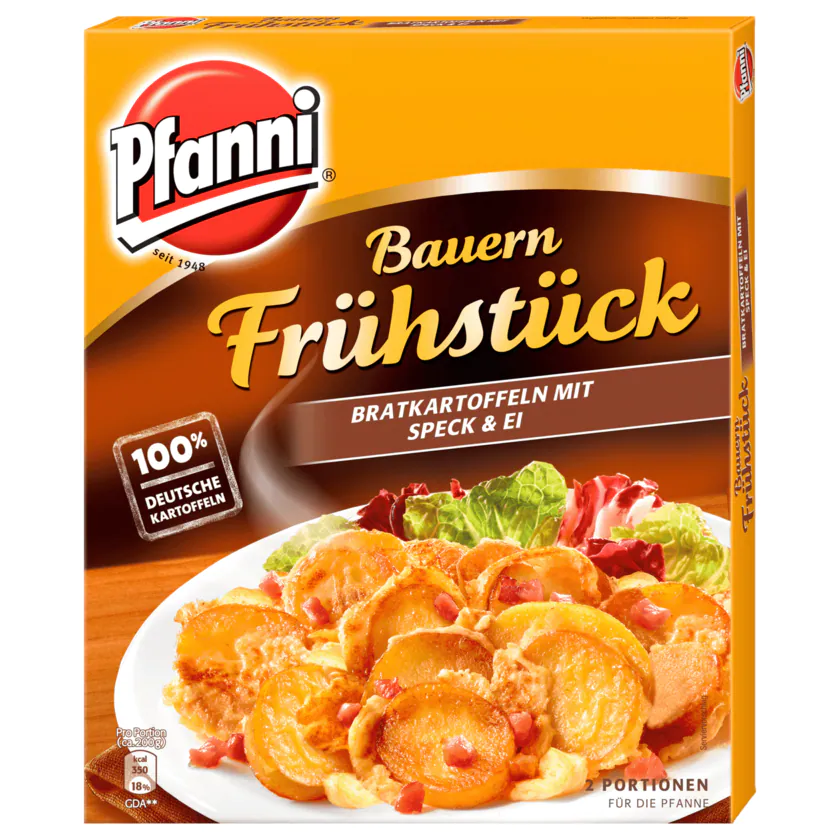 Bauernfrühstück, Bratkartoffeln mit Speck und Ei - 4000400121868