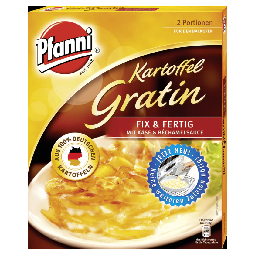 Kartoffel gratin - 4000400162397