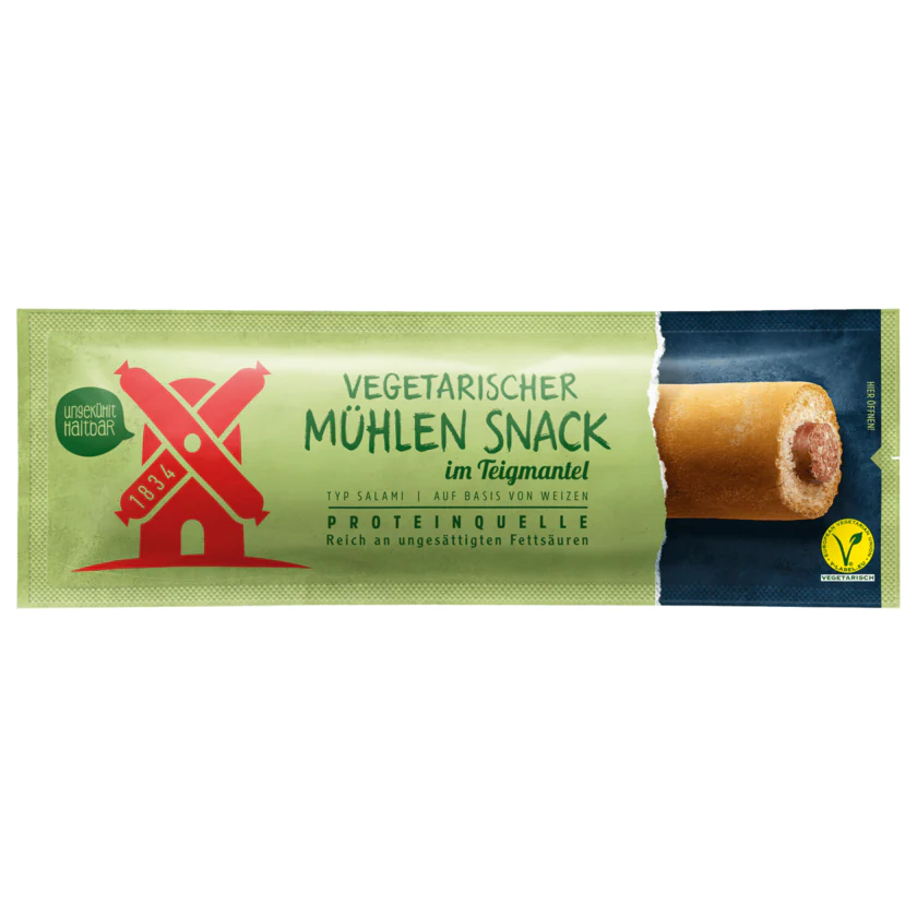 Rügenwalder Mühle Vegetarischer Mühlen Snack im Teigmantel 50g - 4000405001547