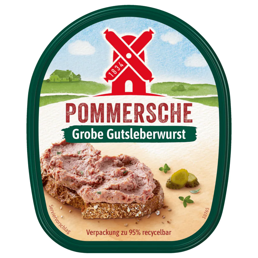 Pommersche Grobe Gutsleberwurst - 4000405002087