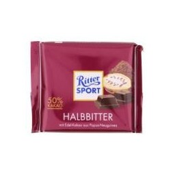 Ritter Sport Halbbitter-Schokolade - 4000417020109
