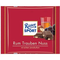 Ritter Sport Rum Trauben Nuss, 100 g - 4000417021403