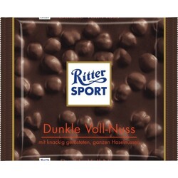 Ritter Sport Dunkle Voll- Nuss - 4000417224606