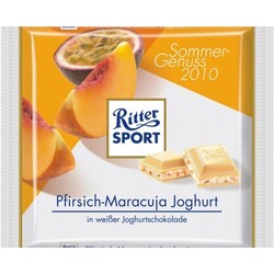 Ritter Sport Sommergenuss 2010 Pfirsich-Maracuja Joghurt - 4000417278005