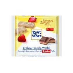 Ritter Sport - Erdbeer Vanille-Waffel - 4000417306005