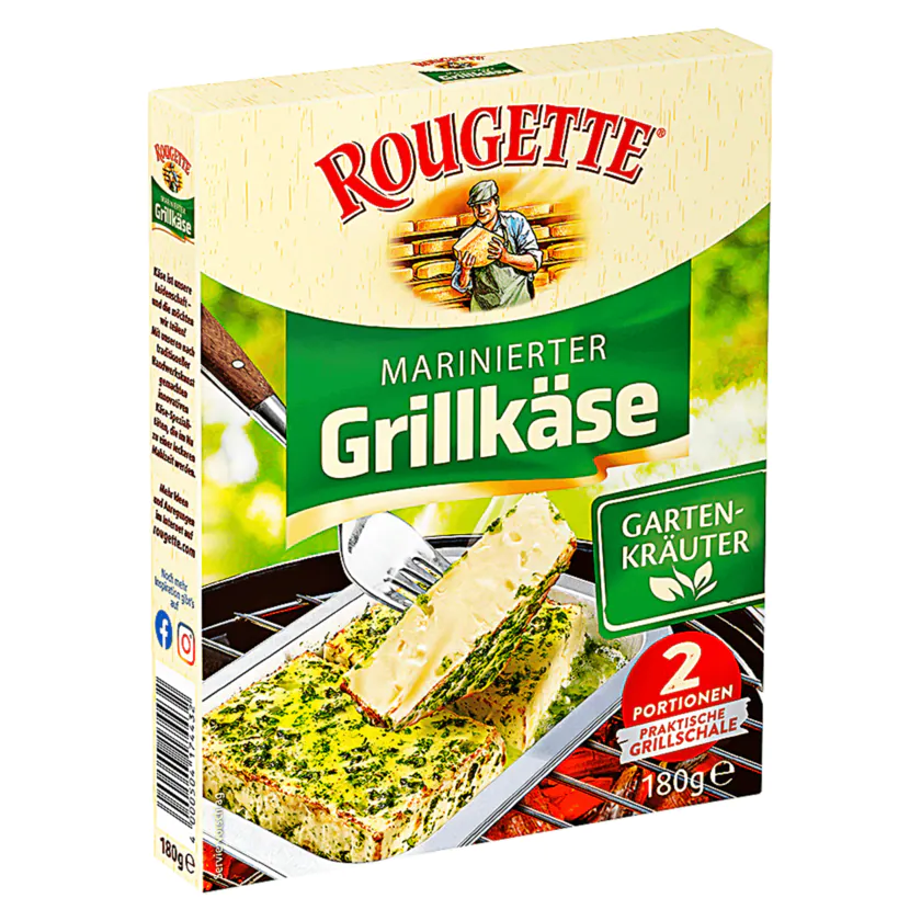 Rougette Marinierter Grillkäse Kräuter 180g - 4000504174432