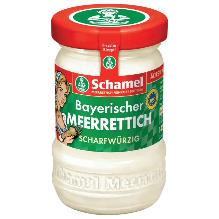 Schamel Bayerischer Meerrettich scharfwürzig groß 145 g - 4000515001024