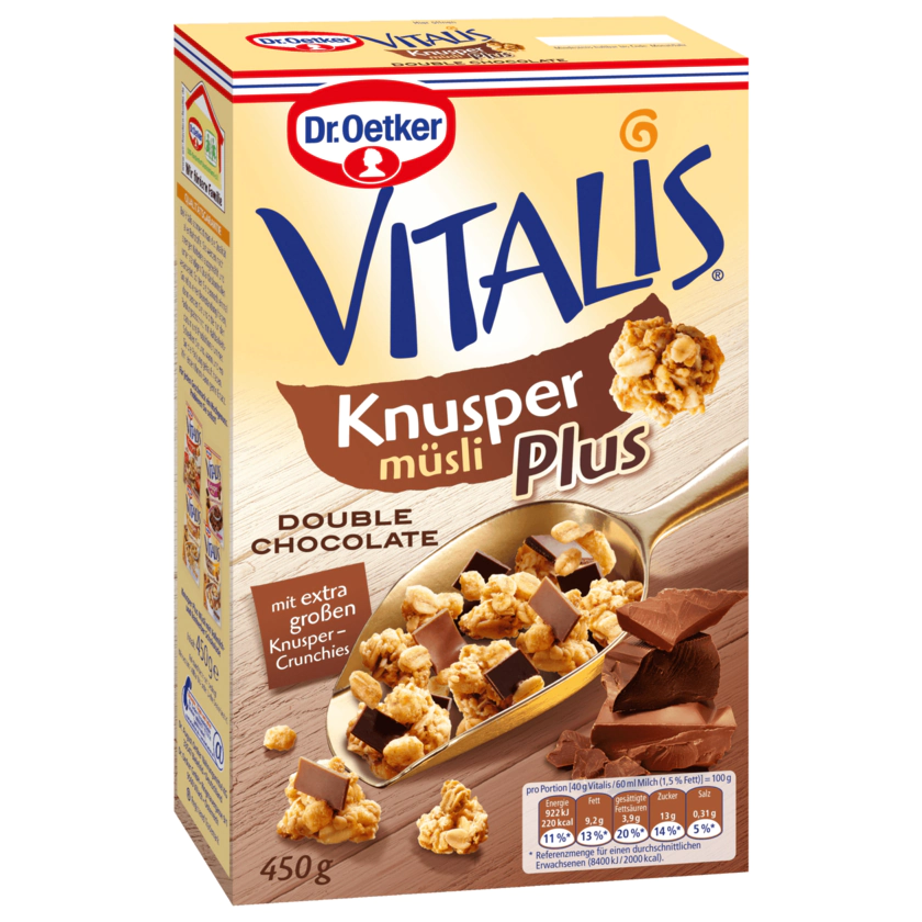 Vitalis Knusper Plus Double Chocolate - 4000521004569
