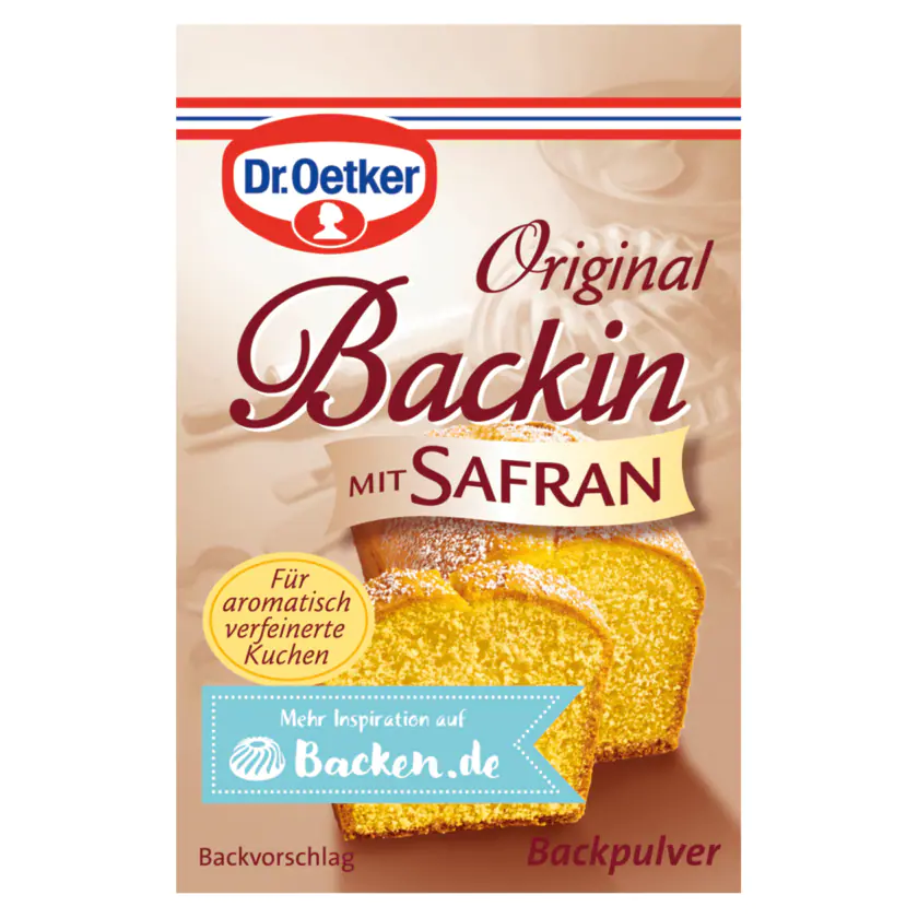Dr.Oetker Original Backin mit Safran 3x 16,3 g - 4000521004866