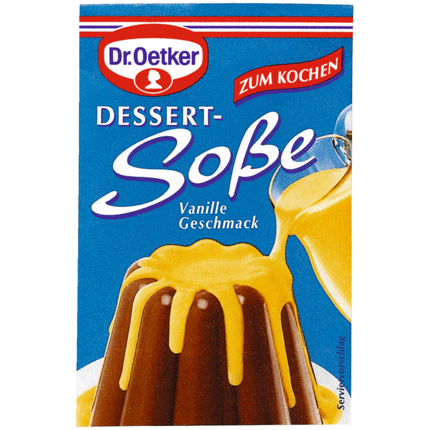 Dr.Oetker Dessert Soße mit Vanille-Geschmack zum Kochen 3x 17 g - 4000521005177