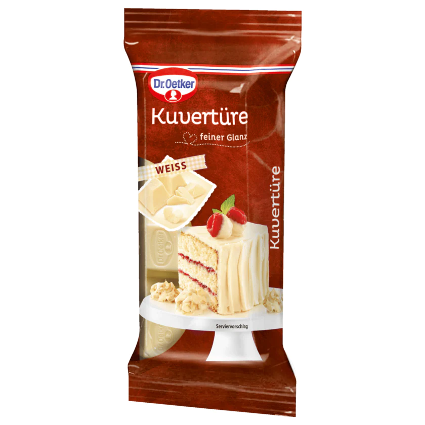 Kuvertüre Weiß - 4000521007249