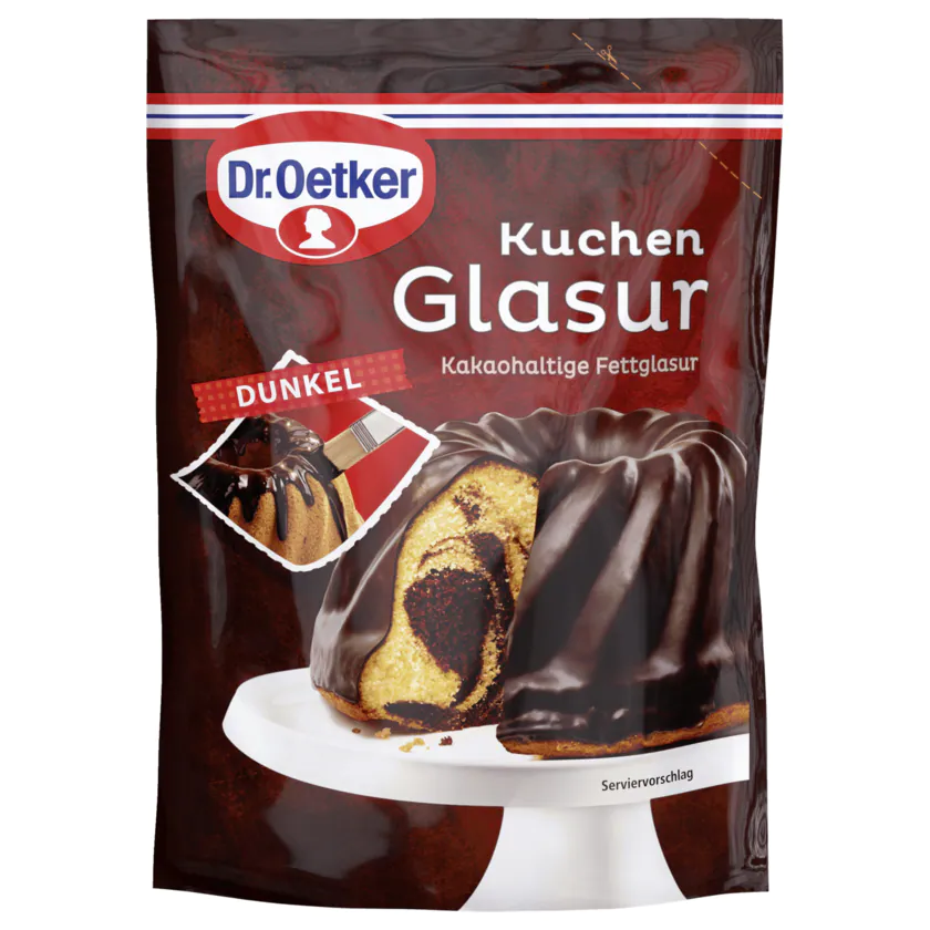 Dr. Oetker Kuchen Glasur Dunkel 150g - 4000521026448