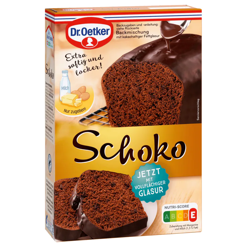 Dr. Oetker Schoko Kuchen Backmischung 500g - 4000521030025