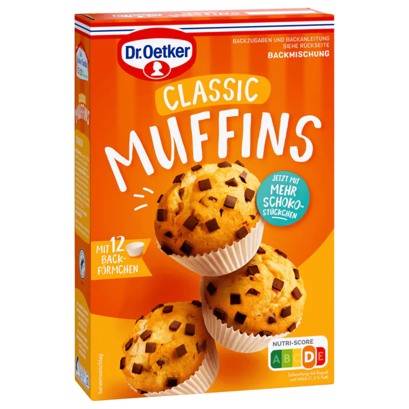 Dr. Oetker Classic Muffins Backmischung 380g - 4000521030117