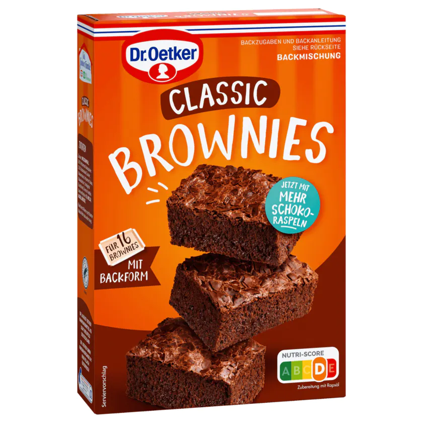Dr. Oetker Classic Brownies Backmischung 462g - 4000521030216