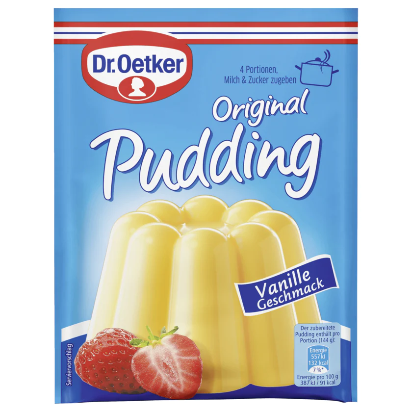 Original Pudding Vanille Geschmack - 4000521200213