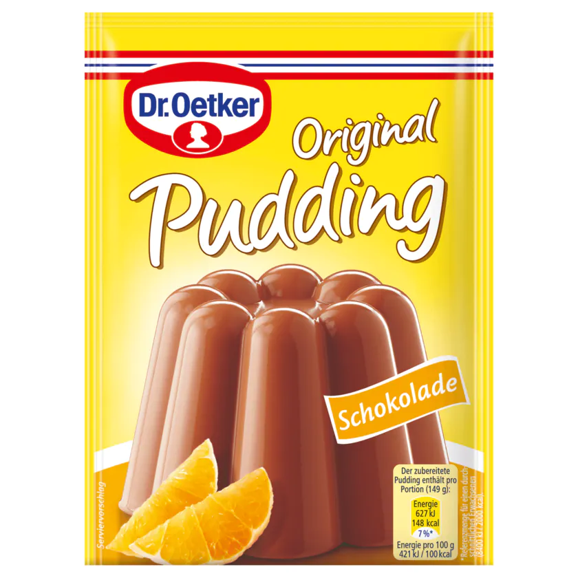 Dr.Oetker Original Puddingpulver Schokolade 3x 44,5G - 4000521211011