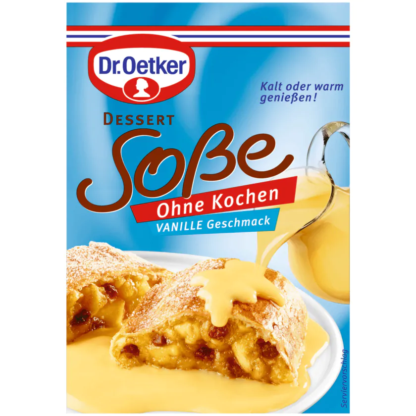 Dr.Oetker Dessert Soße Vanille ohne Kochen 39 g - 4000521607500