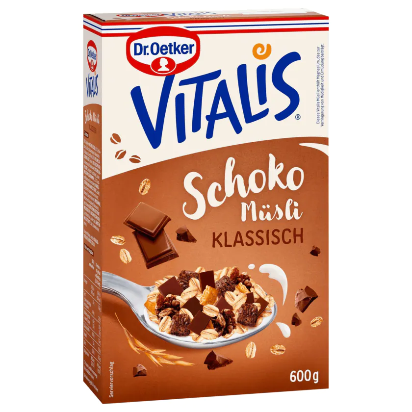 Dr.Oetker Vitalis Schoko Müsli klassisch 600 g - 4000521661106