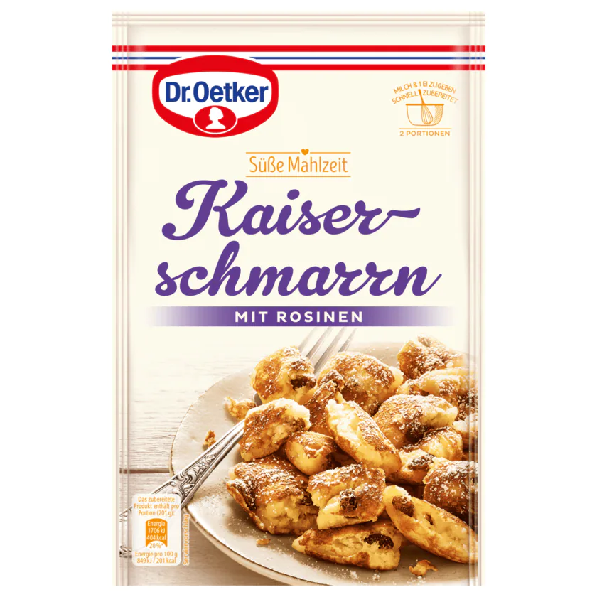 Dr.Oetker Süße Mahlzeit Kaiserschmarrn nach klassischer Art 165 g - 4000521775001