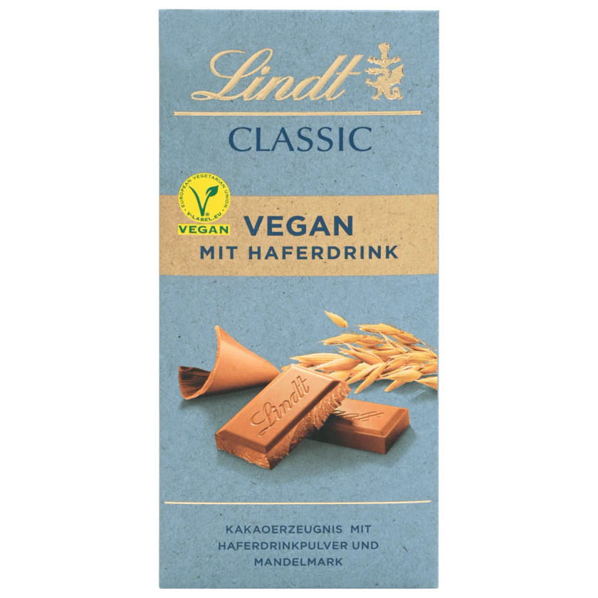 Lindt Classic Vegan mit Haferdrink 100g - 4000539112928