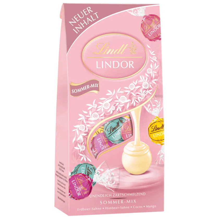 Lindt Lindor Sommer Mix 137g - 4000539114069