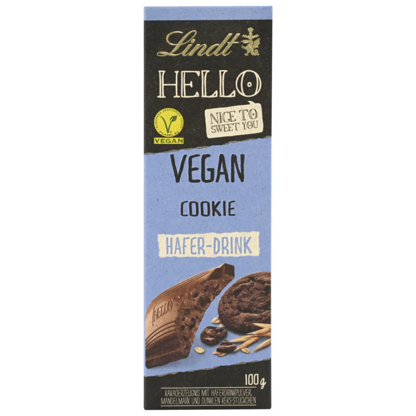 Lindt Hello Schokolade Vegan Cookies 100g - 4000539213908