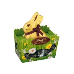 LINDT Goldhase im Nest mit Lindor Milch, 150g - 4000539608544