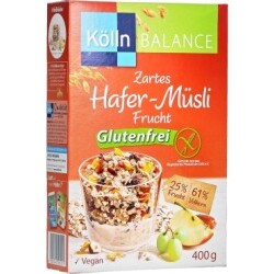Kölln Balance Zartes Hafer-Müsli Frucht glutenfrei, 400 g - 4000540001211