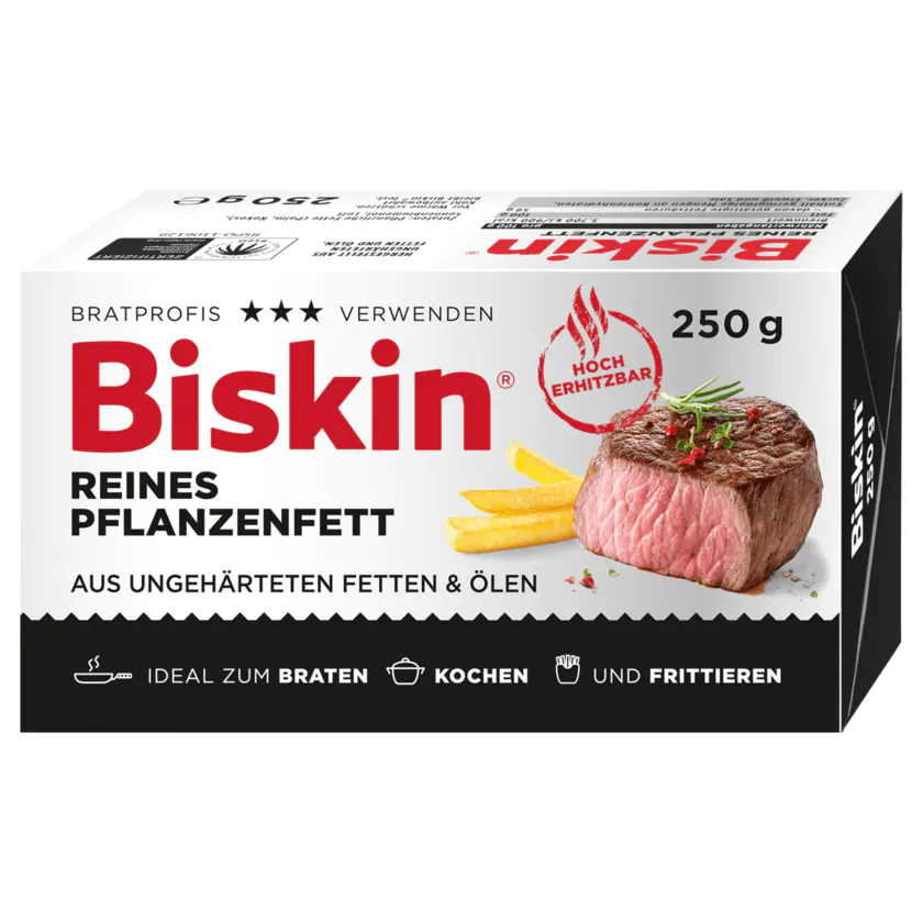 Biskin® Reines Pflanzenfett 250g - 4000540021011