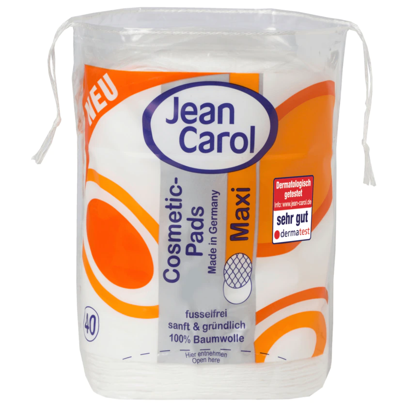 Jean Carol Cosmetic Pads Maxi 40 Stück - 4000576399405