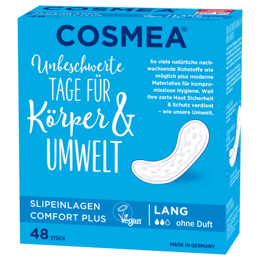 Cosmea Slipeinlagen lang 48 Stück - 4000576441067