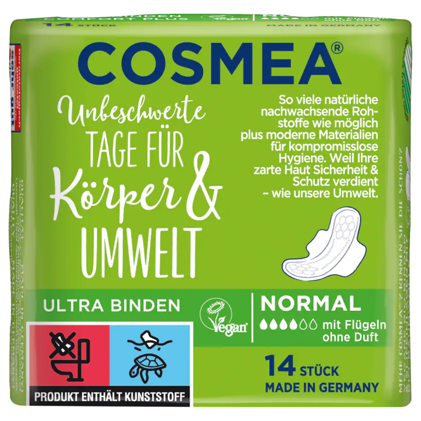 Cosmea Binden Ultra normal Plus 14 Stück - 4000576576141