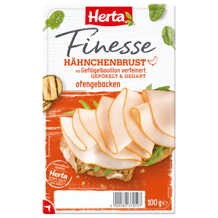 Herta Finesse Hähnchenbrust im Ofen gegrillt 100g - 4000582370597