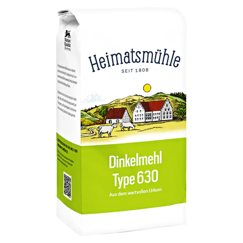 Heimatsmühle Dinkelmehl Type 630 2,5kg - 4000742463022